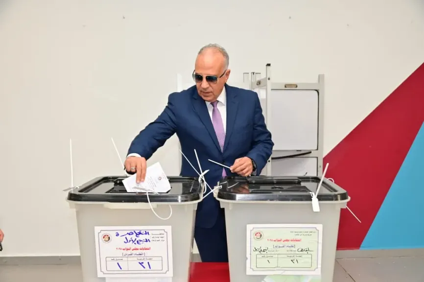 الدكتور سويلم يدلى بصوته في انتخابات مجلس النواب