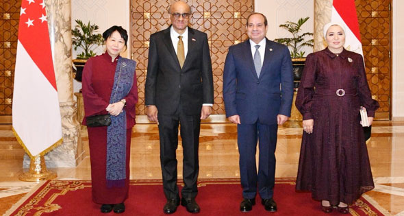 السيسي  زيارة رئيس سنغافورة لمصر تفتح آفاقا جديدة للشراكة الاقتصادية والاستثمارية