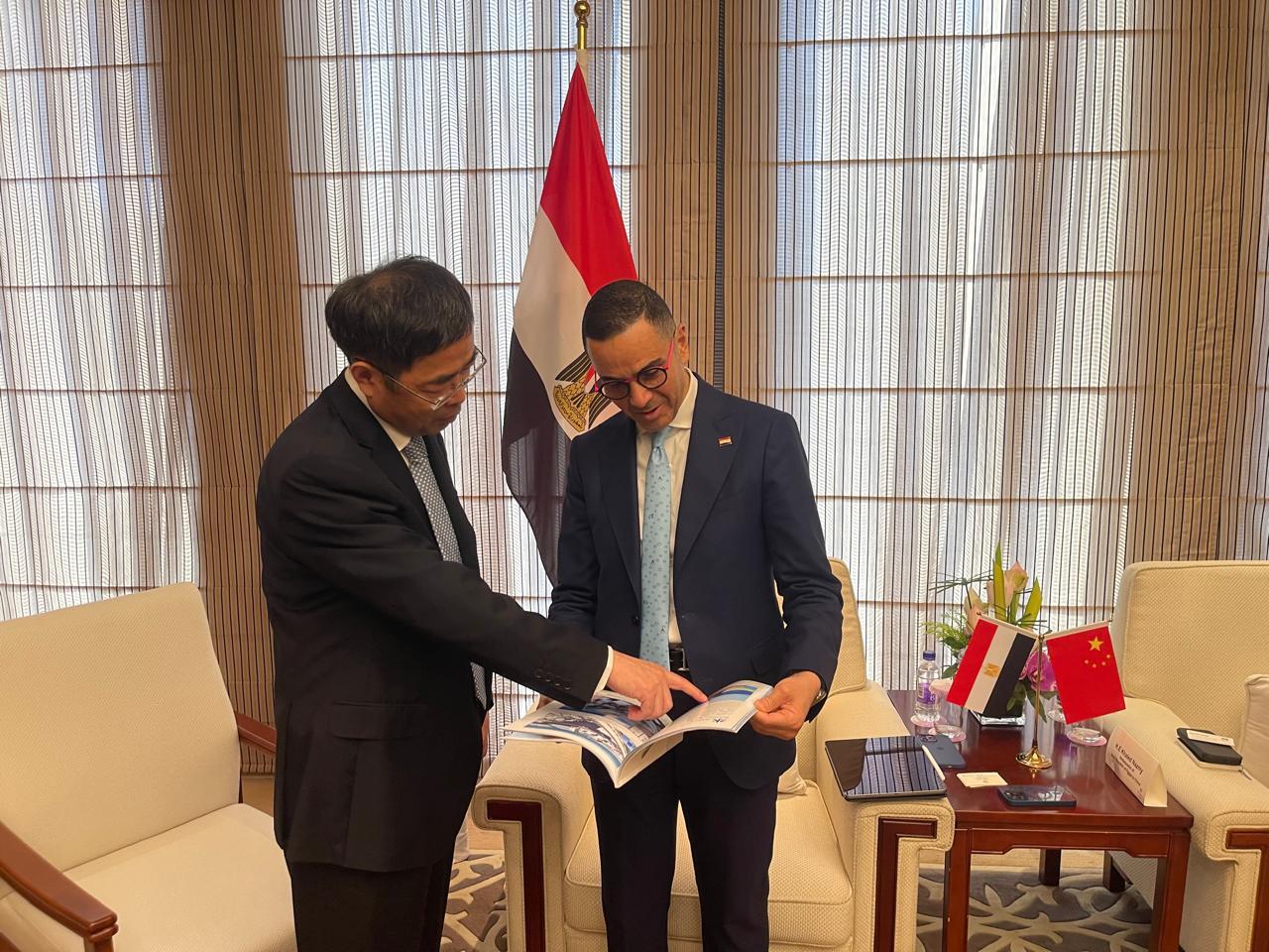 وزير الاستثمار يعقد لقاءات مكثفة مع كبرى الشركات الصينية المهتمة بالاستثمار في مصر