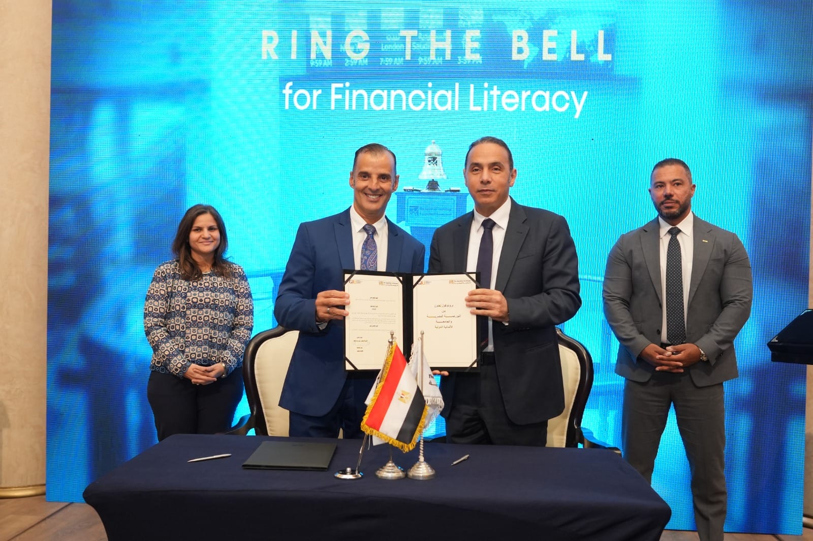 البورصة المصرية توقع بروتوكولات تعاون مع عدد من الجامعات لتعزيز الثقافة المالية بين الطلاب