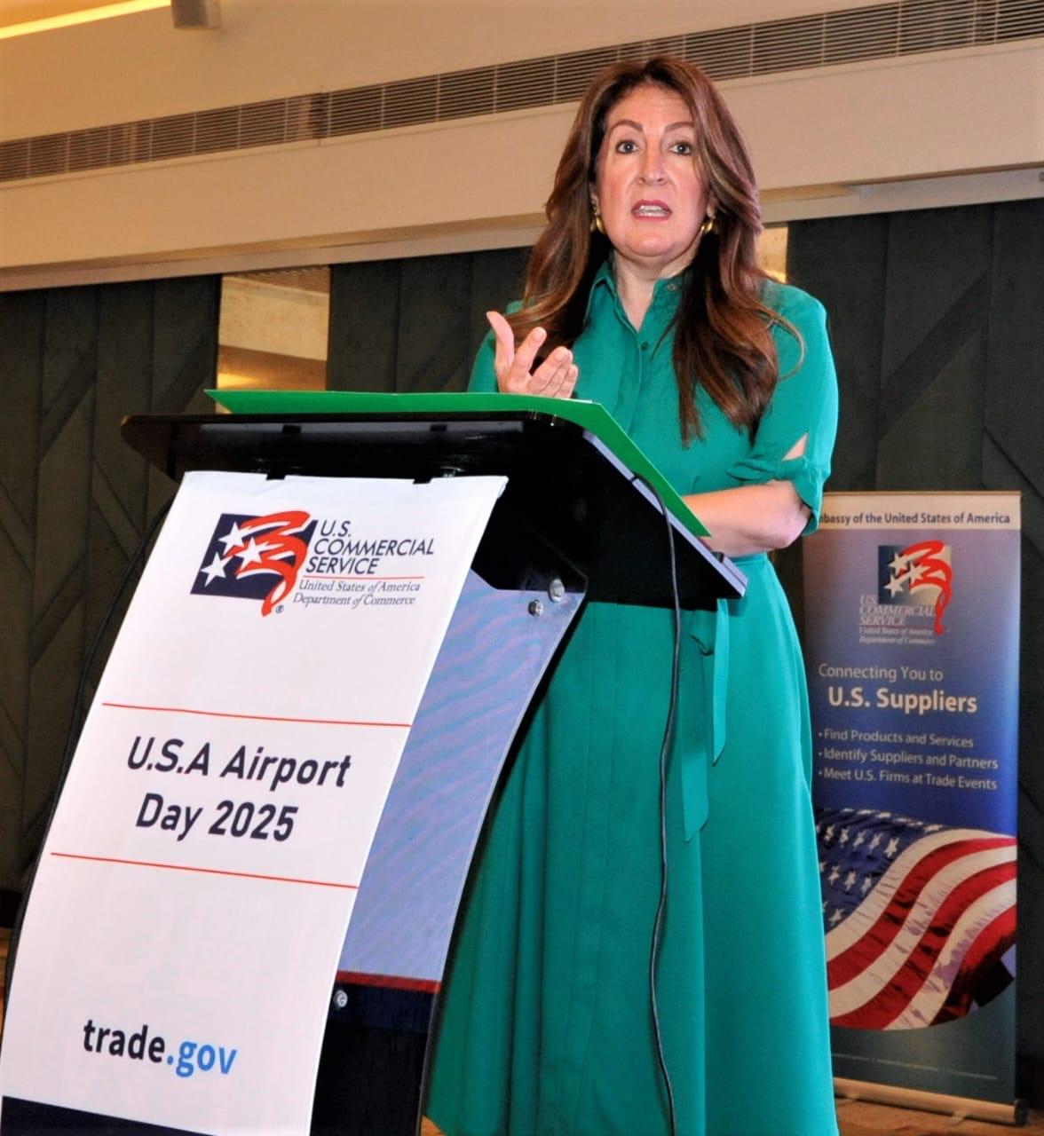 وزير الطيران المدني يشارك في ندوة ”Airport Day” بالسفارة الأمريكية لتعزيز التعاون بقطاع الطيران