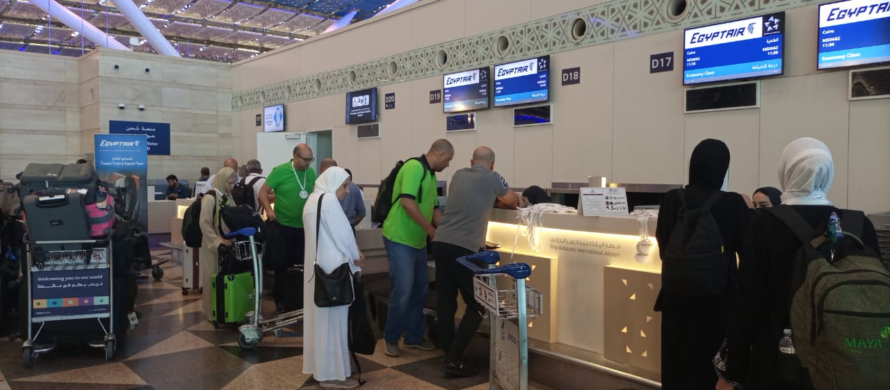 مصر للطيران تُسيّر 10 رحلات من جدة إلى القاهرة لعودة حجاج بيت الله الحرام