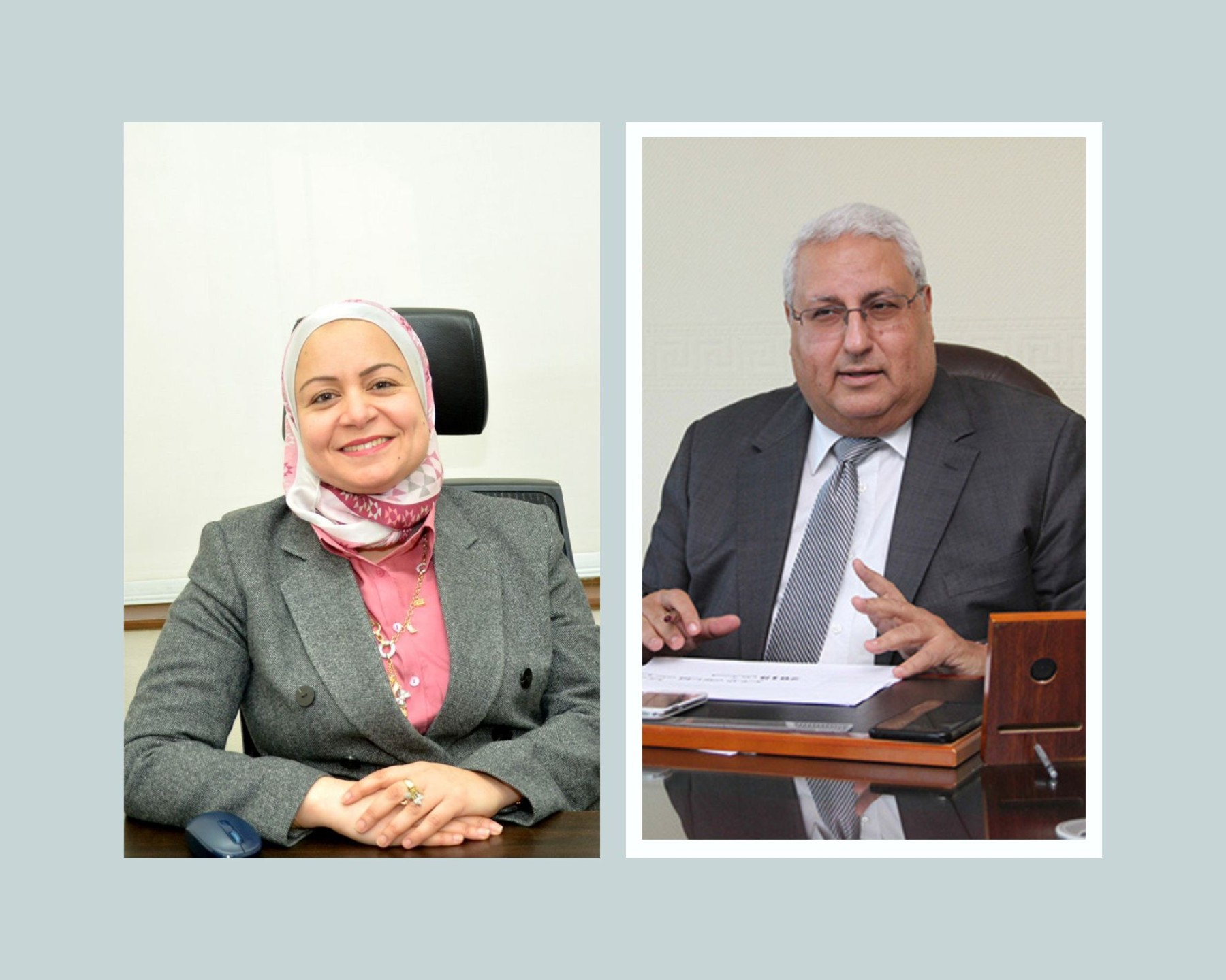 سامي عبد الصادق وغادة مصطفى البنك الزراعي المصري